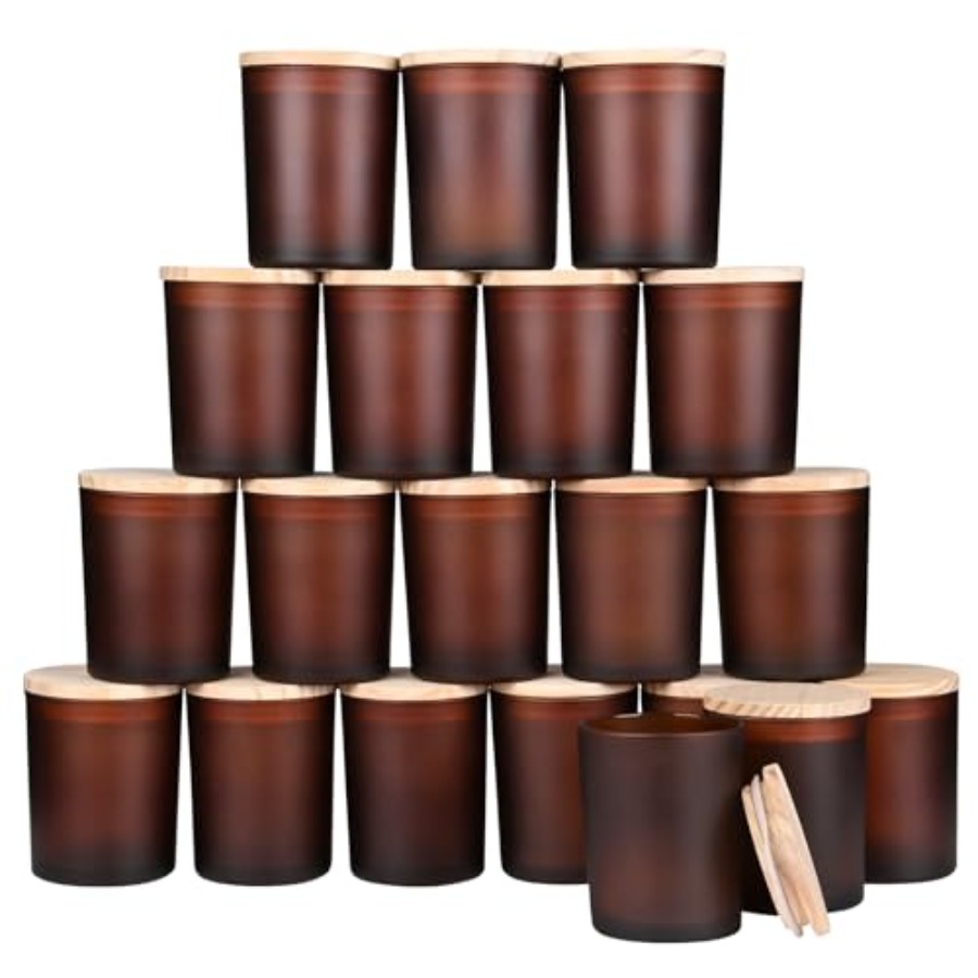 Candle Making Jars With Lids - Thick Candle Jars for Making Candles
