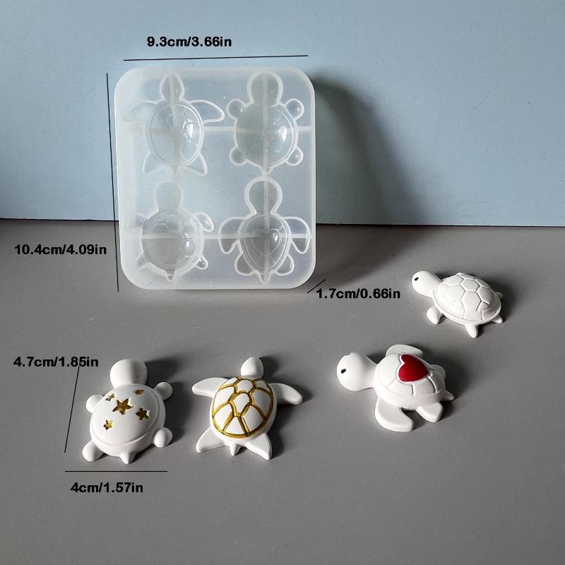 Candle Making Set - Turtle Shape Silicone Mould Set, Creative