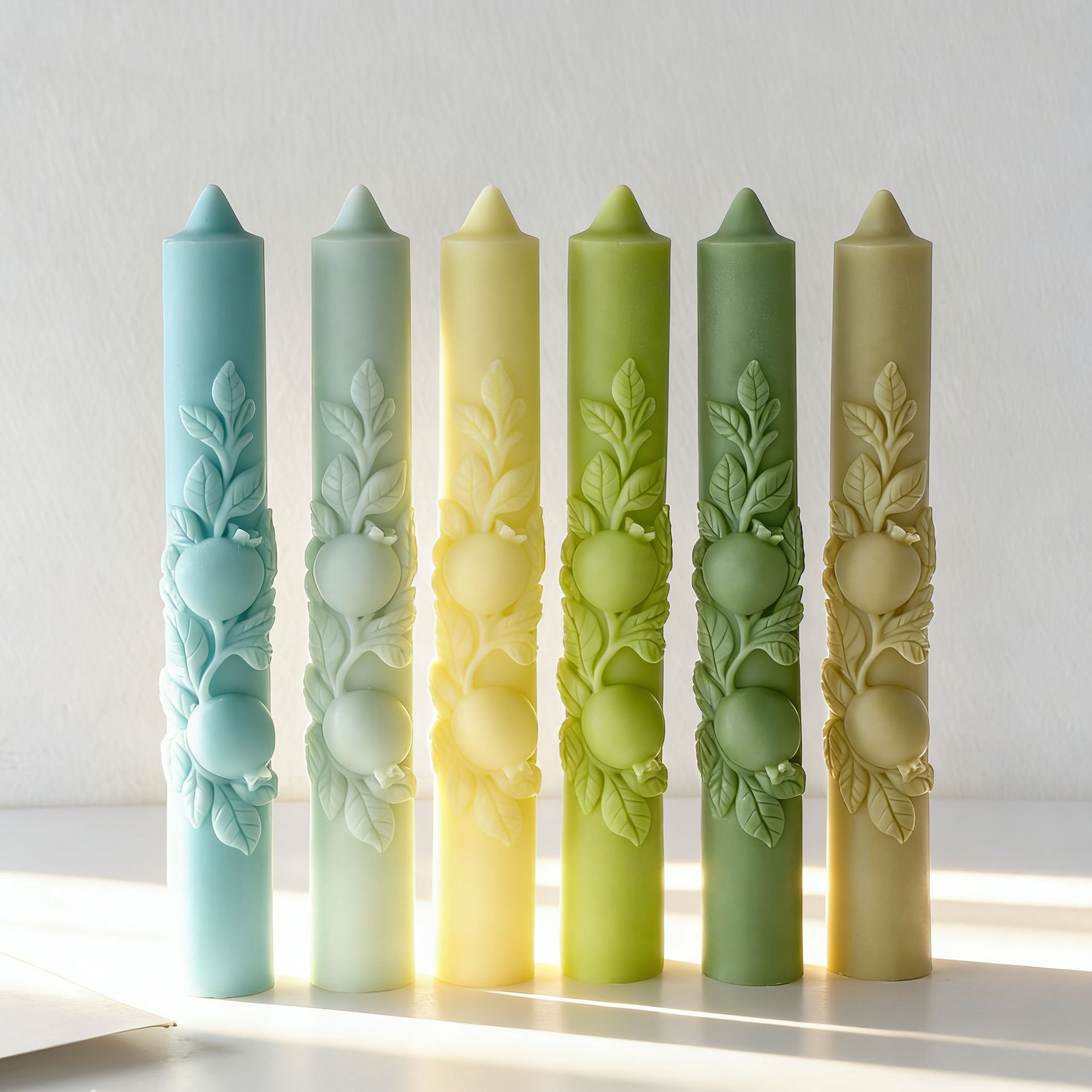 Candle Making Soy Wax - DIY Pomegranate Relief Long Rod Silicone