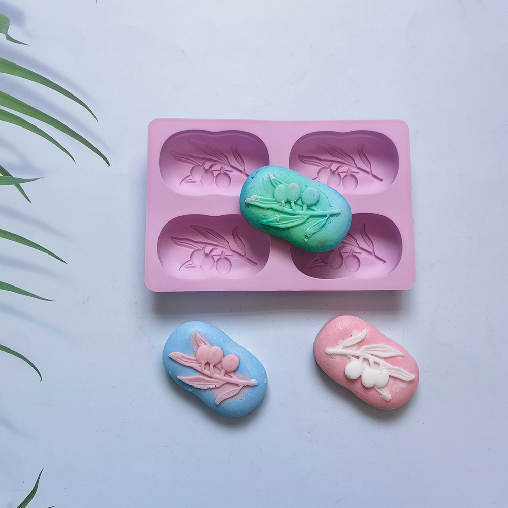4 Cavities Oval Olive Tree Sil - Candle Making Set のレビューと価格