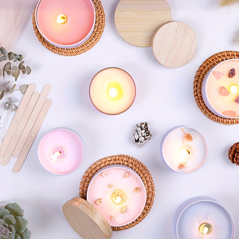 White Metal Candle Jar Candle  - Candle Making Jars With Lids のレビューと価格