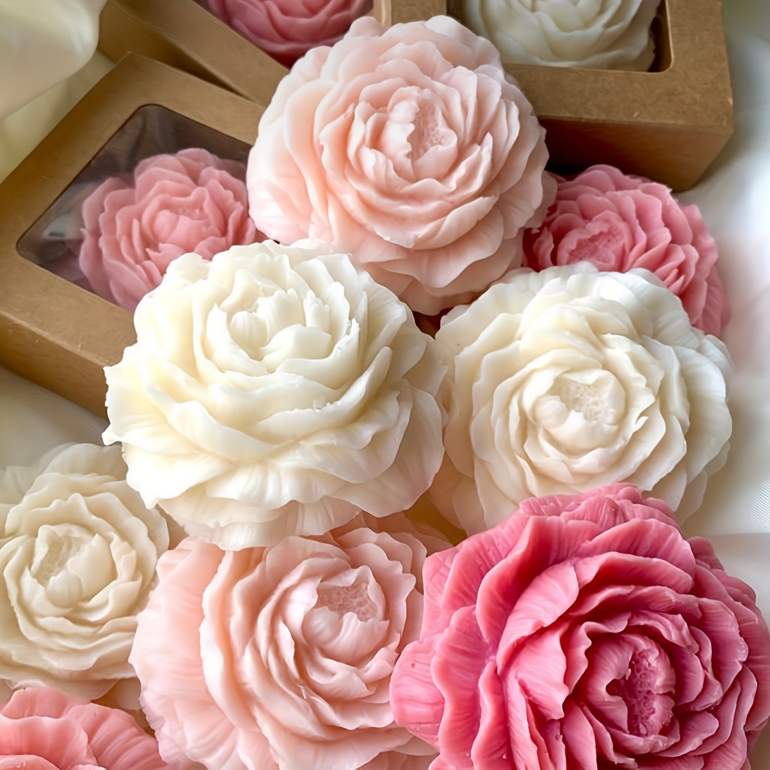 1pc Flower Shape Candles Makin - Candle Making Soy Wax のレビューと価格