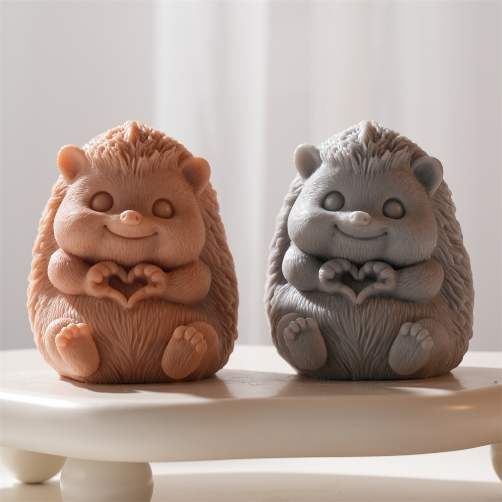 Home Decors Cute Hedgehog Cand - Candle Making Soy Wax のレビューと価格