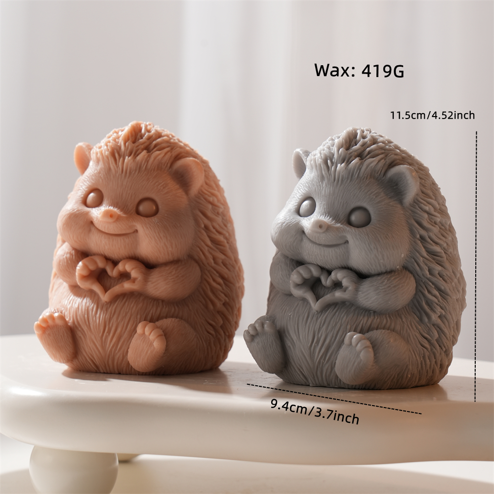 Home Decors Cute Hedgehog Cand - Candle Making Soy Wax のレビューと価格