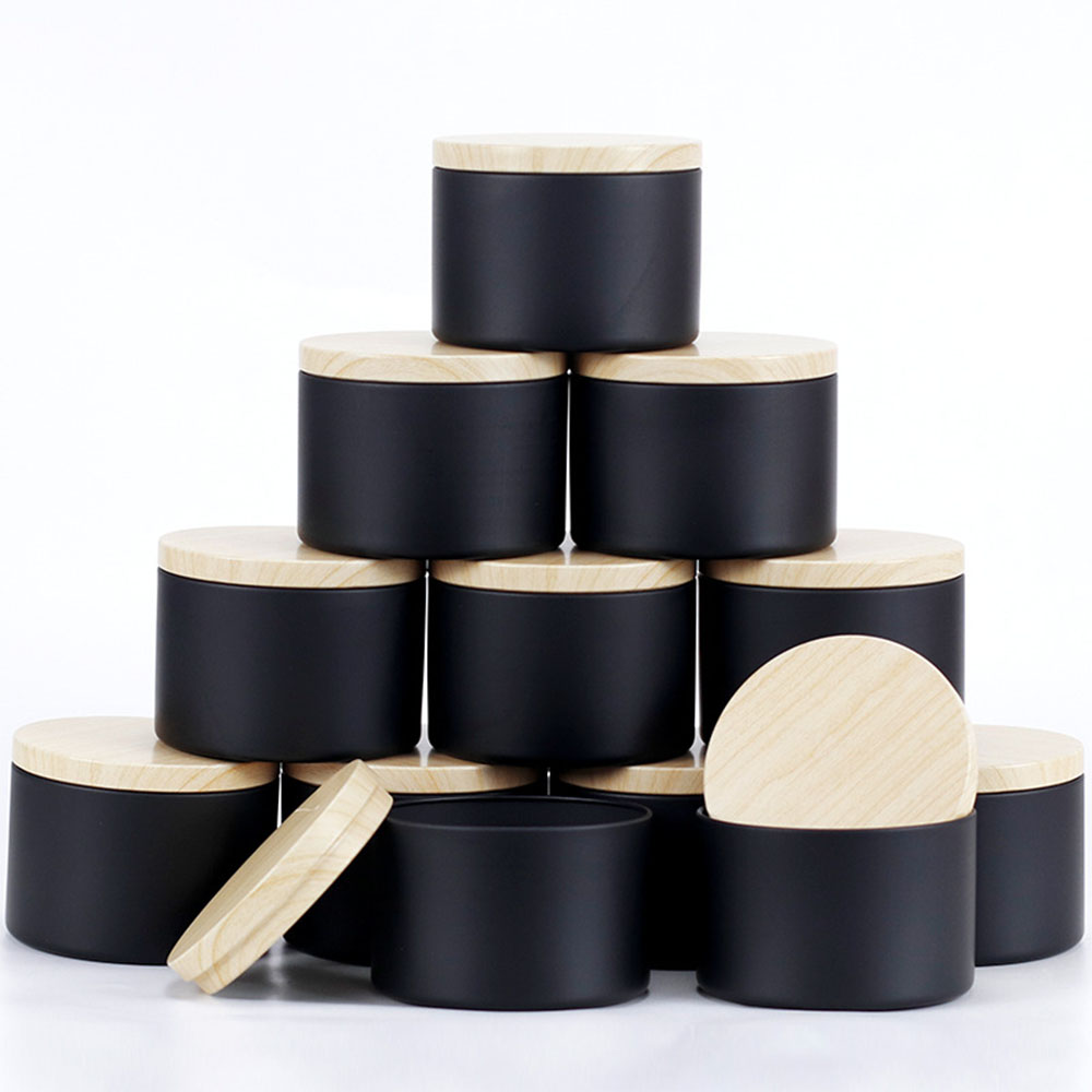 24pcs 4oz Black Candle Jars ,R - Candle Making Jars With Lids のレビューと価格
