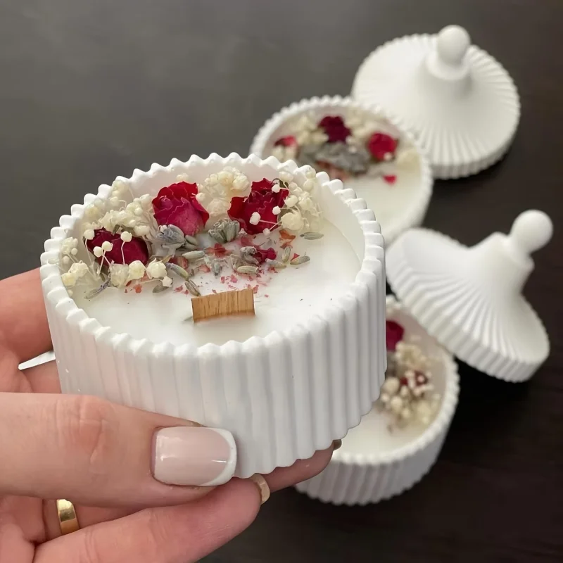 2026 Latest Models 2Pcs Silico - Candle Making Jars With Lids のレビューと価格
