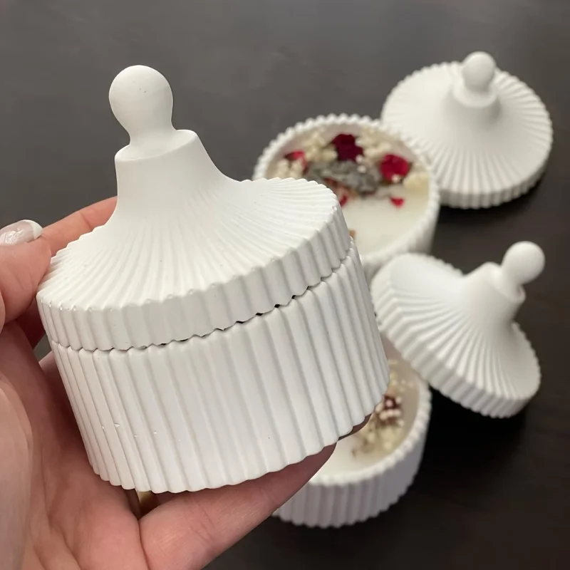 2026 Latest Models 2Pcs Silico - Candle Making Jars With Lids のレビューと価格