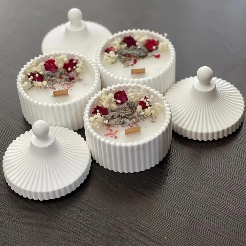 2026 Latest Models 2Pcs Silico - Candle Making Jars With Lids のレビューと価格