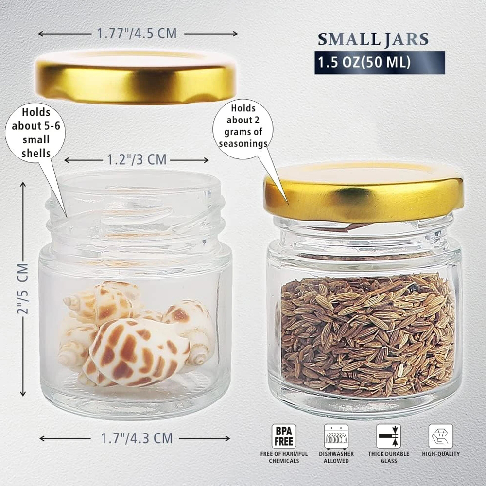 Small Glass Jars with Lids, 1. - Candle Making Jars With Lids のレビューと価格