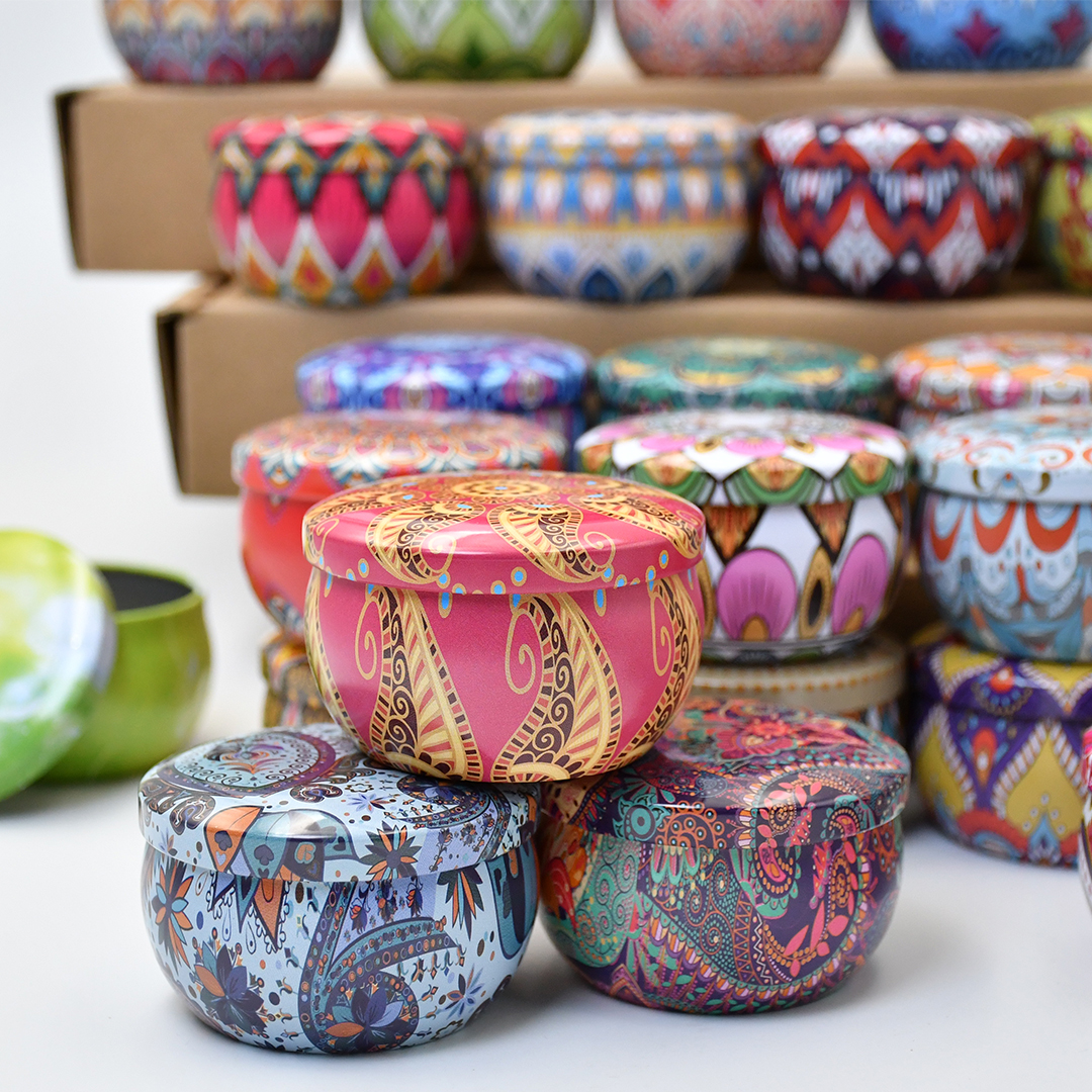 36pcs Metal Candle Jars with L - Candle Making Jars With Lids のレビューと価格
