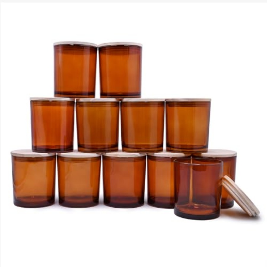 14 OZ Thick Candle Jars for Ma - Candle Making Jars With Lids のレビューと価格