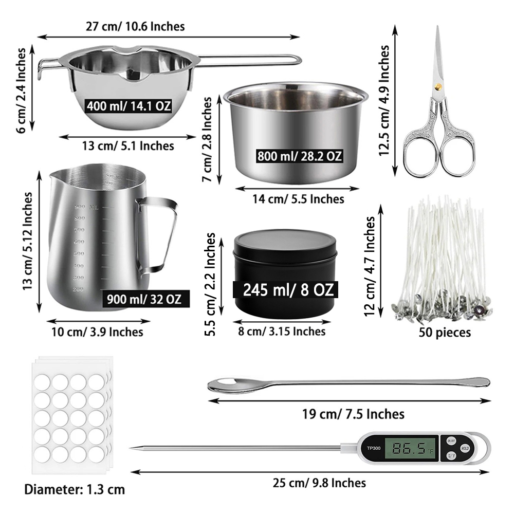 Glintmos DIY Candle Making Kit - Candle Making Set のレビューと価格