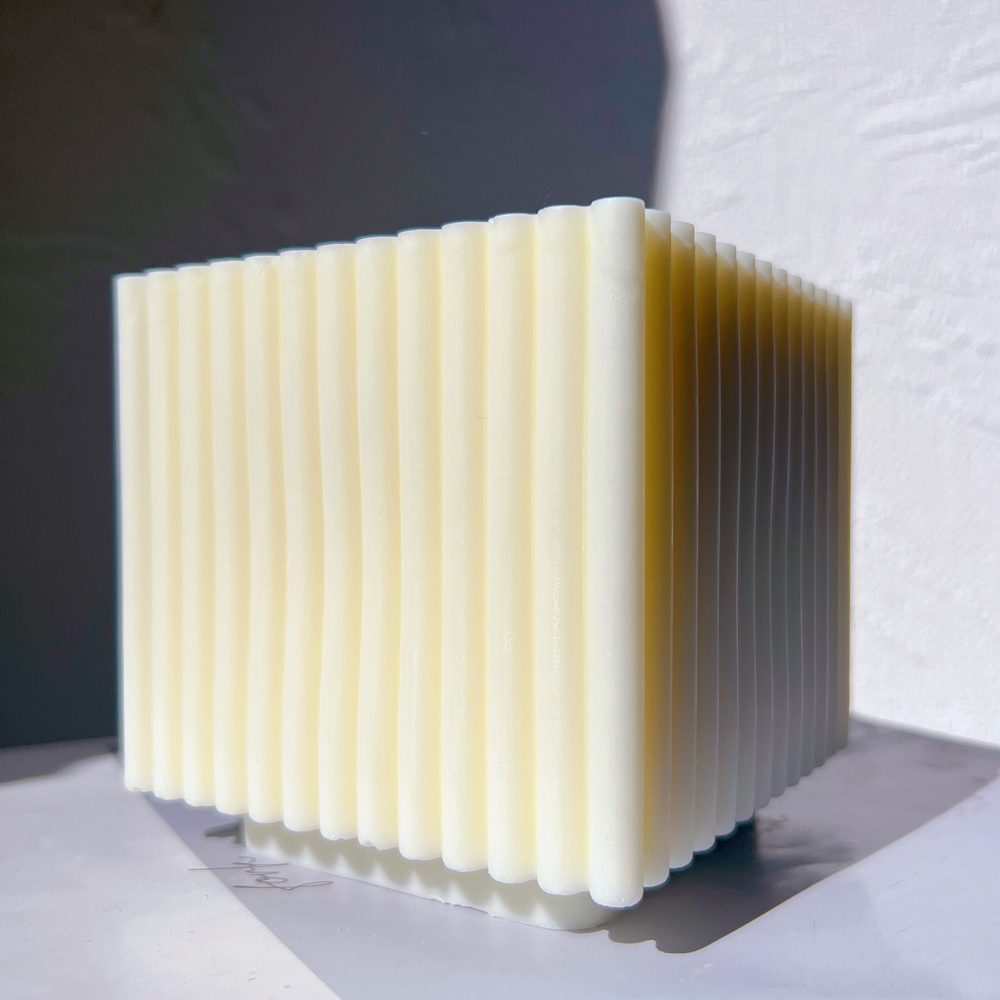 Big Size Ribbed Square Candles - Candle Making Soy Wax のレビューと価格