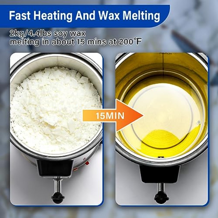 Electric Non-Stick Candle Wax  - Candle Making Soy Wax のレビューと価格
