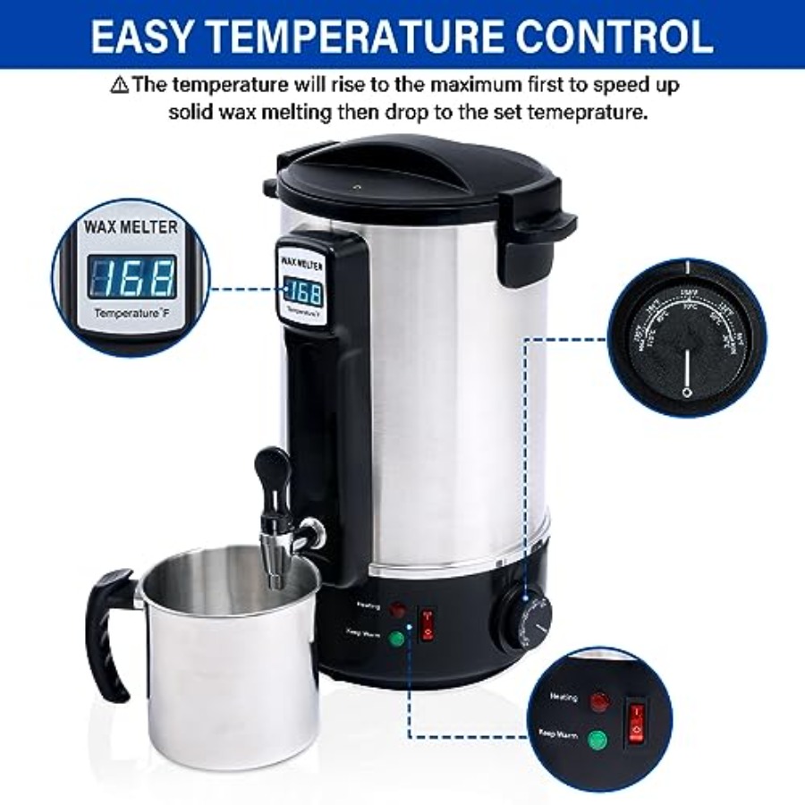 Electric Non-Stick Candle Wax  - Candle Making Soy Wax のレビューと価格
