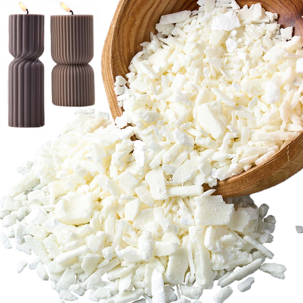 1 Pounds Pure White Soy Wax Fo - Candle Making Set のレビューと価格