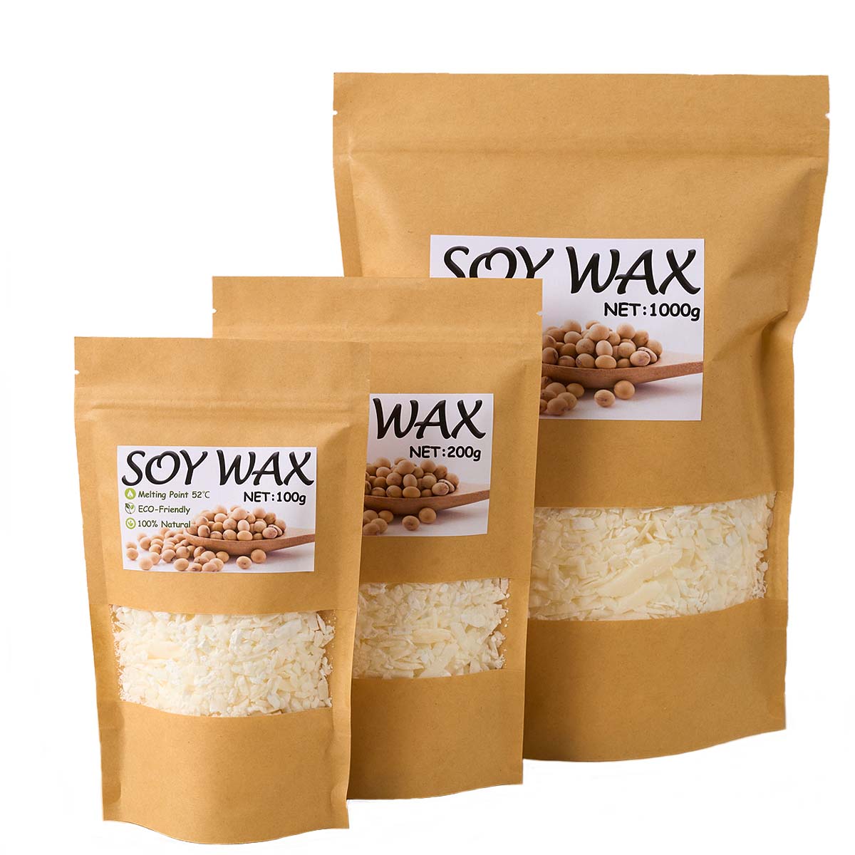 1 Pounds Pure White Soy Wax Fo - Candle Making Set のレビューと価格