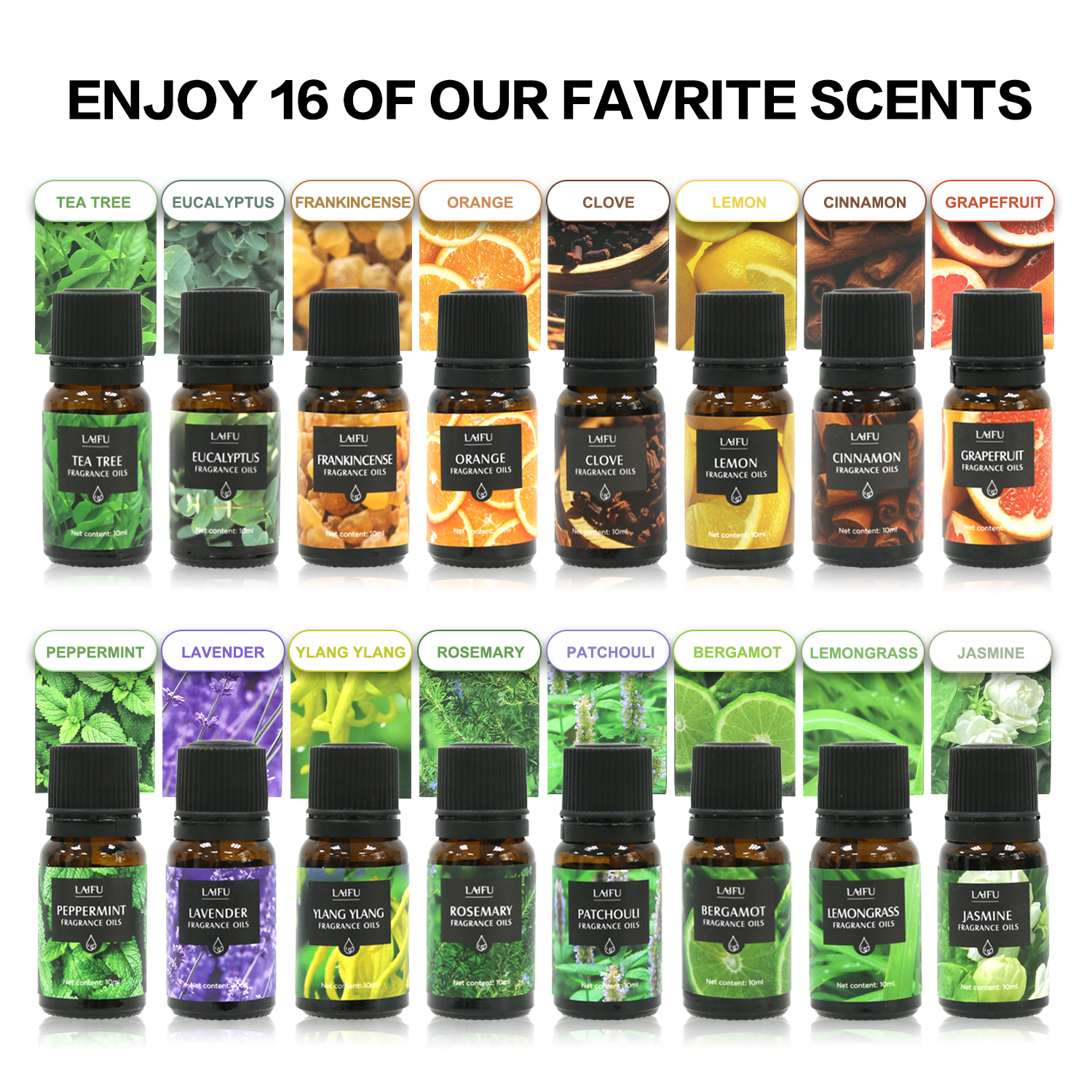 16x10ml Essential Oils Set for - Candle Making Set のレビューと価格
