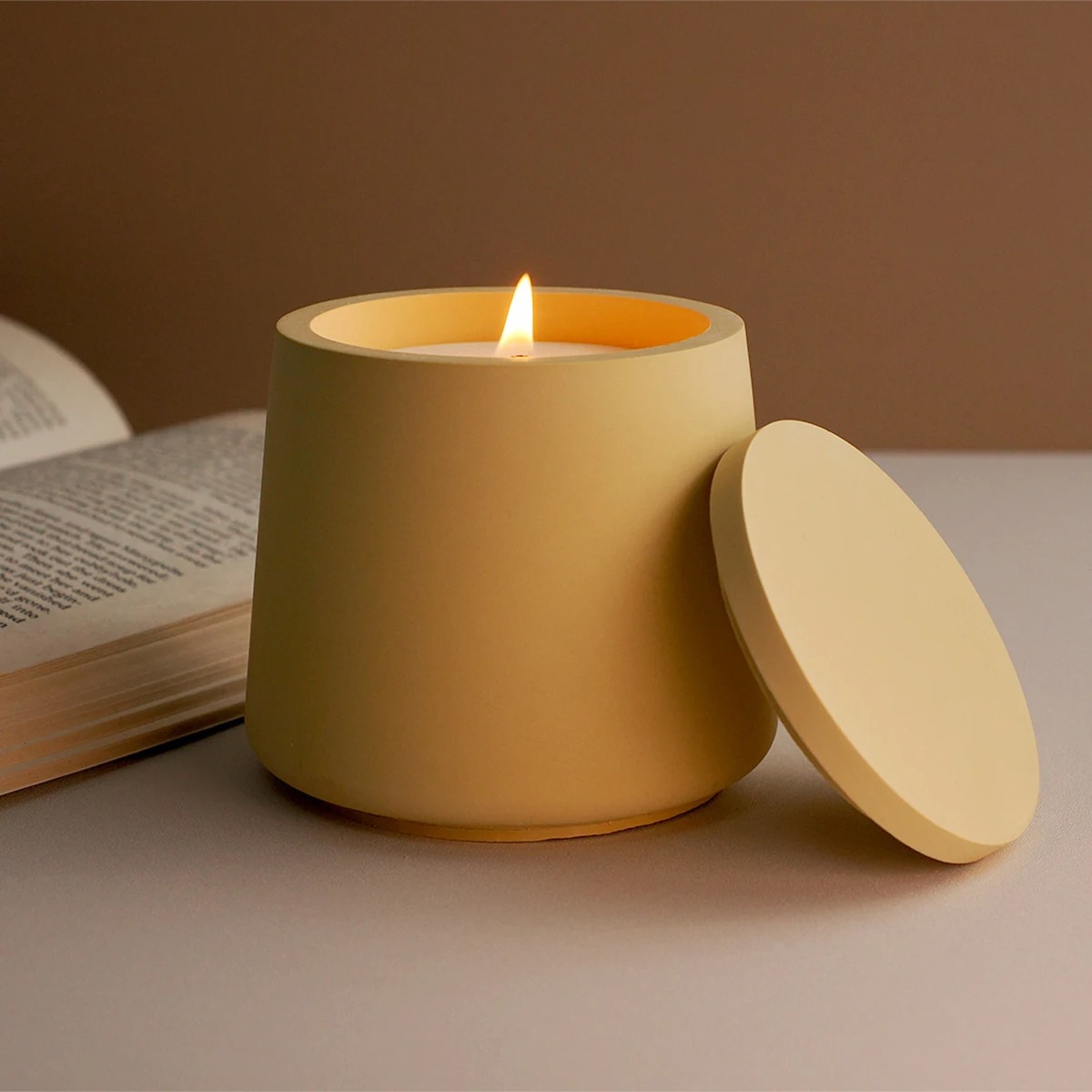 Round Candle Jar Silicone Mold - Candle Making Jars With Lids のレビューと価格