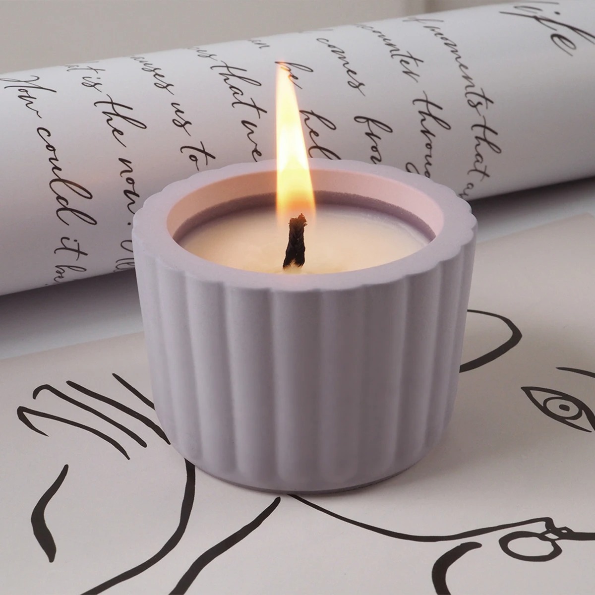Round Candle Jar Silicone Mold - Candle Making Jars With Lids のレビューと価格