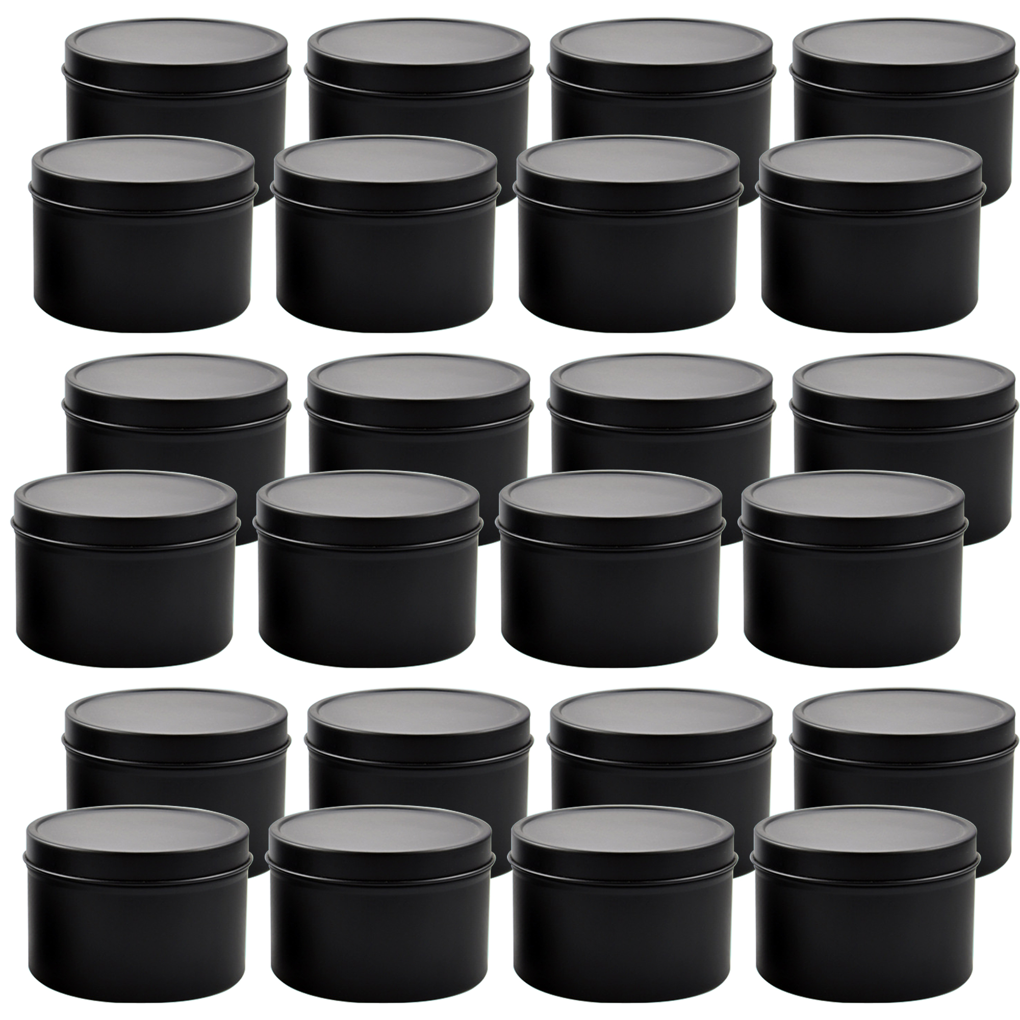 4oz/ 8oz Candle tins with lids - Candle Making Jars With Lids のレビューと価格