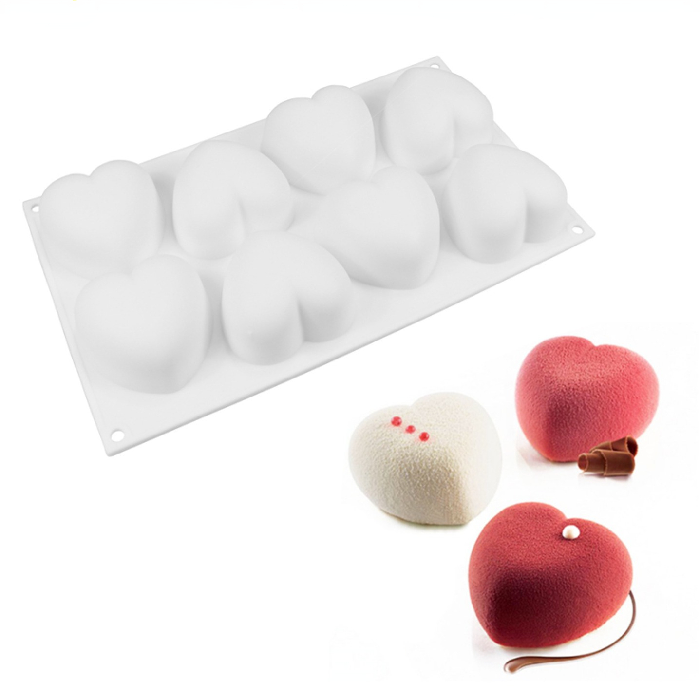 Love Heart Silicone Soap Mold  - Candle Making Set のレビューと価格