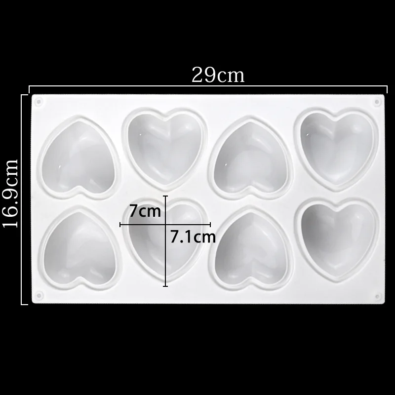 Love Heart Silicone Soap Mold  - Candle Making Set のレビューと価格