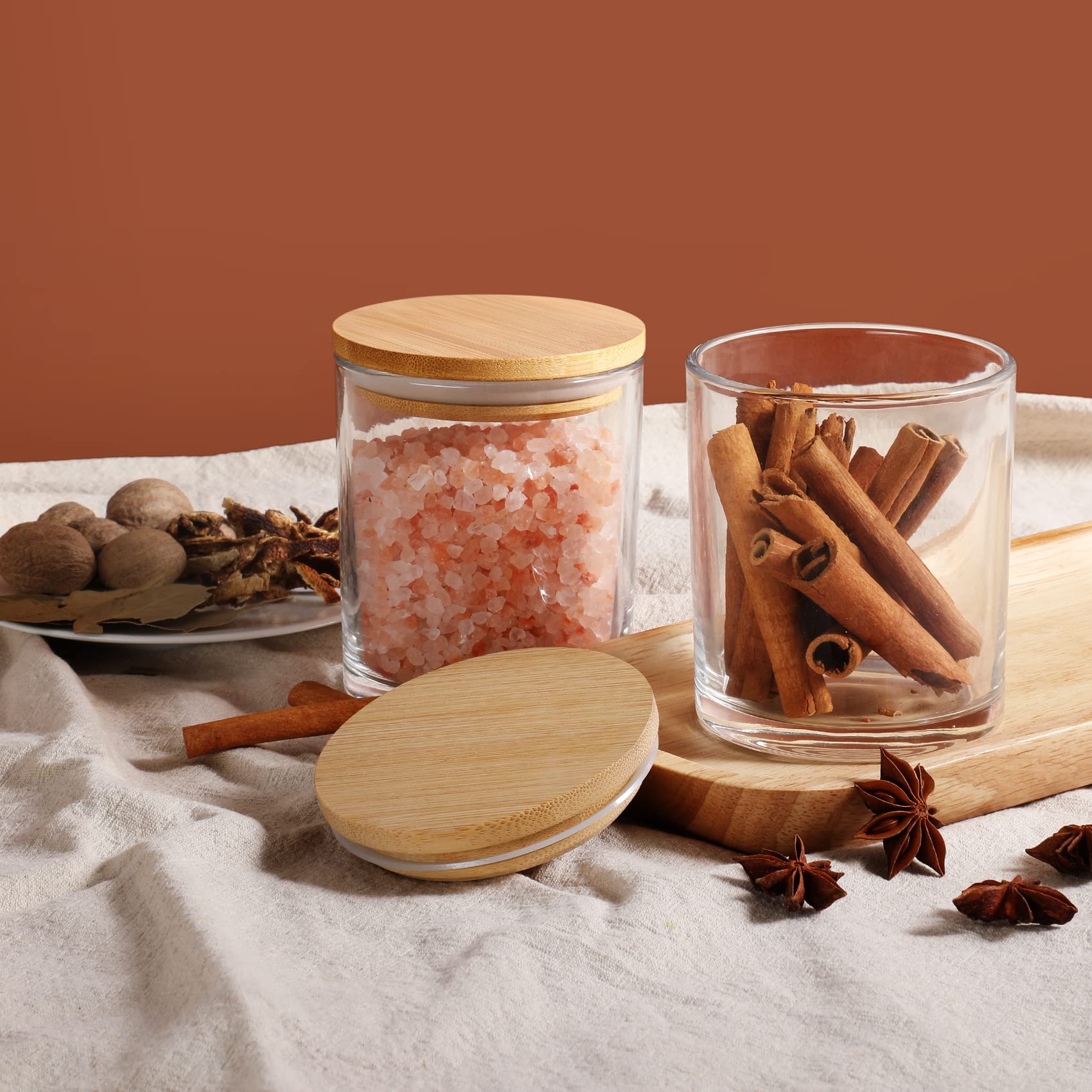 6 Pack Candle Jars with Lids E - Candle Making Jars With Lids のレビューと価格
