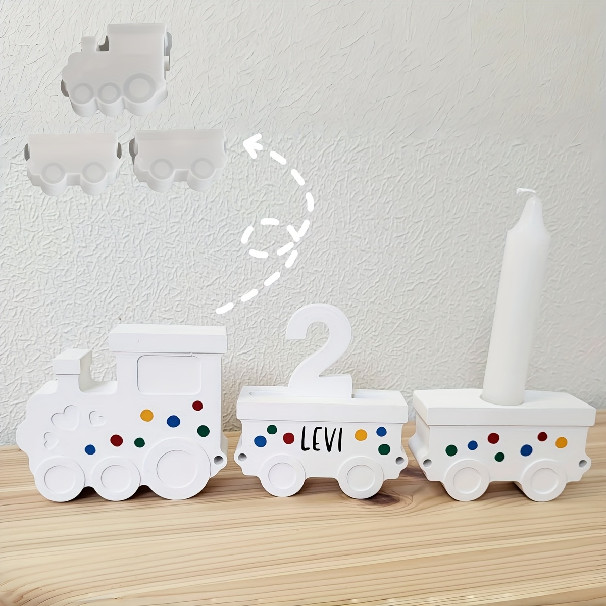 Train Set Resin Silicone Molds - Candle Making Set のレビューと価格