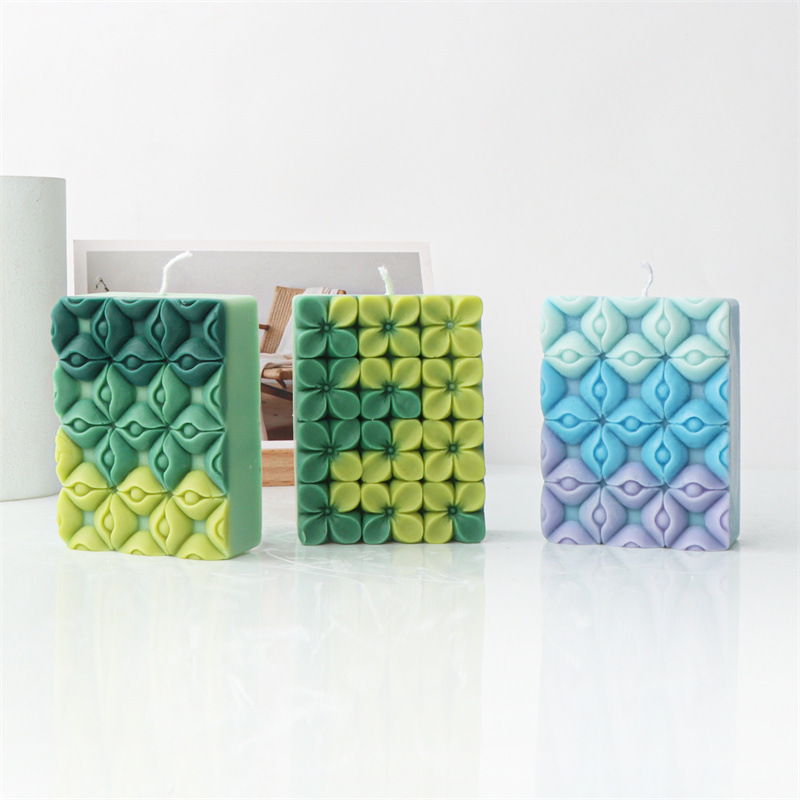 Square Flower Handmade Soap Si - Candle Making Set のレビューと価格