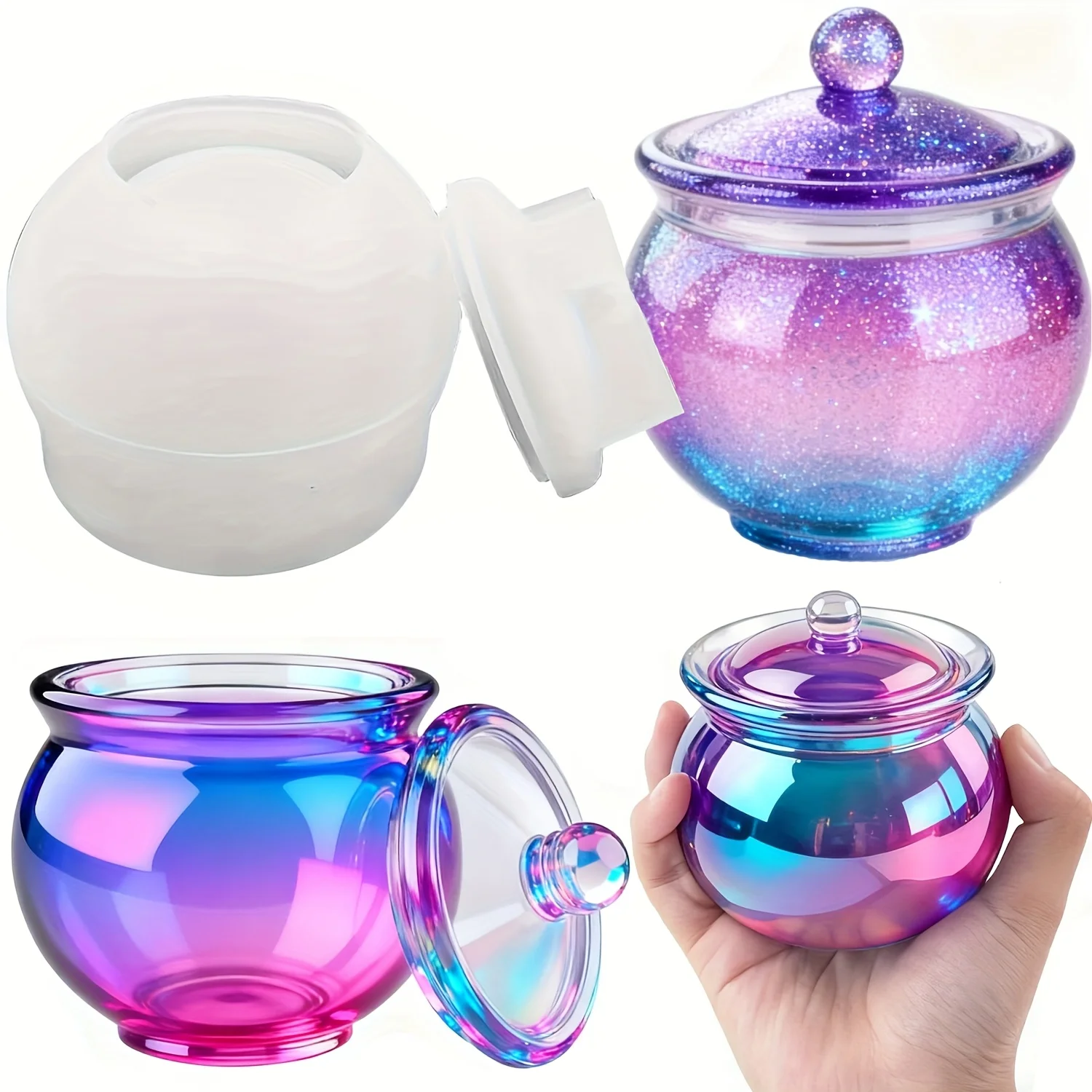 1 set of round resin can molds - Candle Making Set のレビューと価格