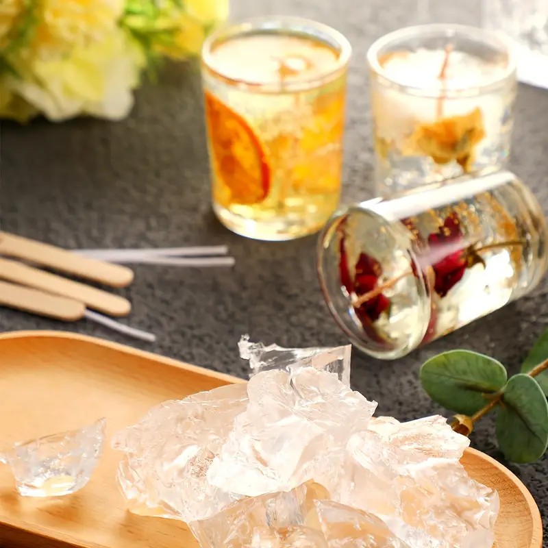 Transparent Crystal Wax, Jelly - Candle Making Soy Wax のレビューと価格
